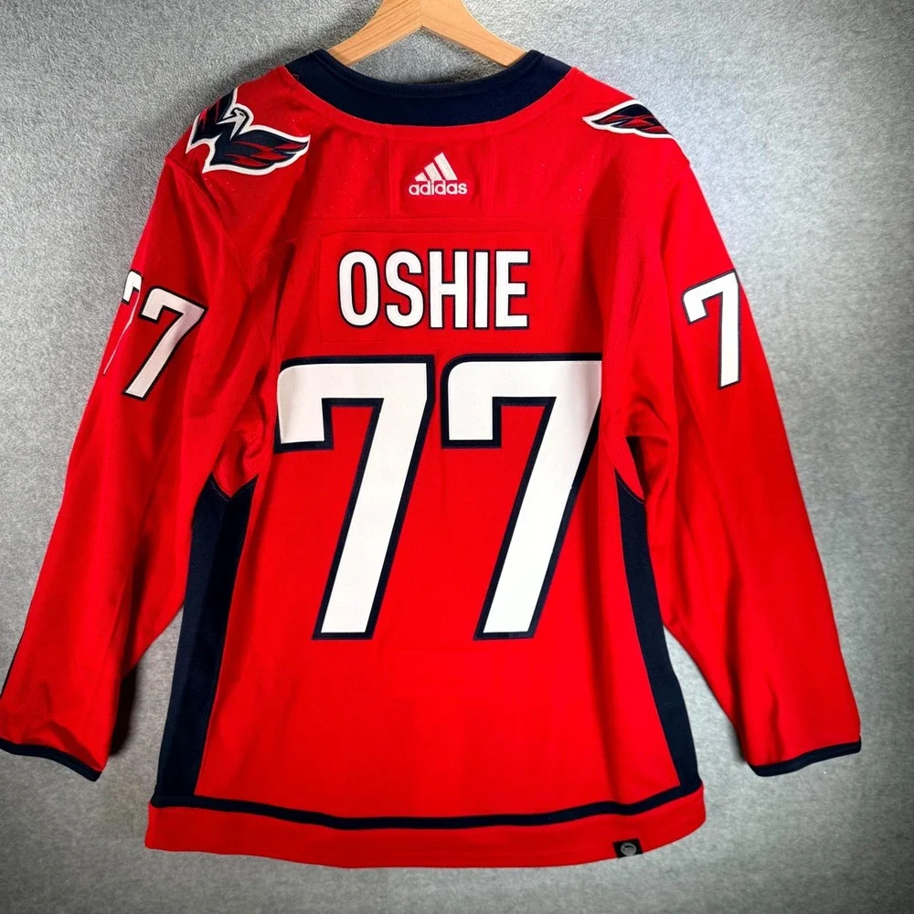 Adidas NHL Jersey Men's‎ 46 Red Washington Capitals T.J. Oshie #77 Pro Player
